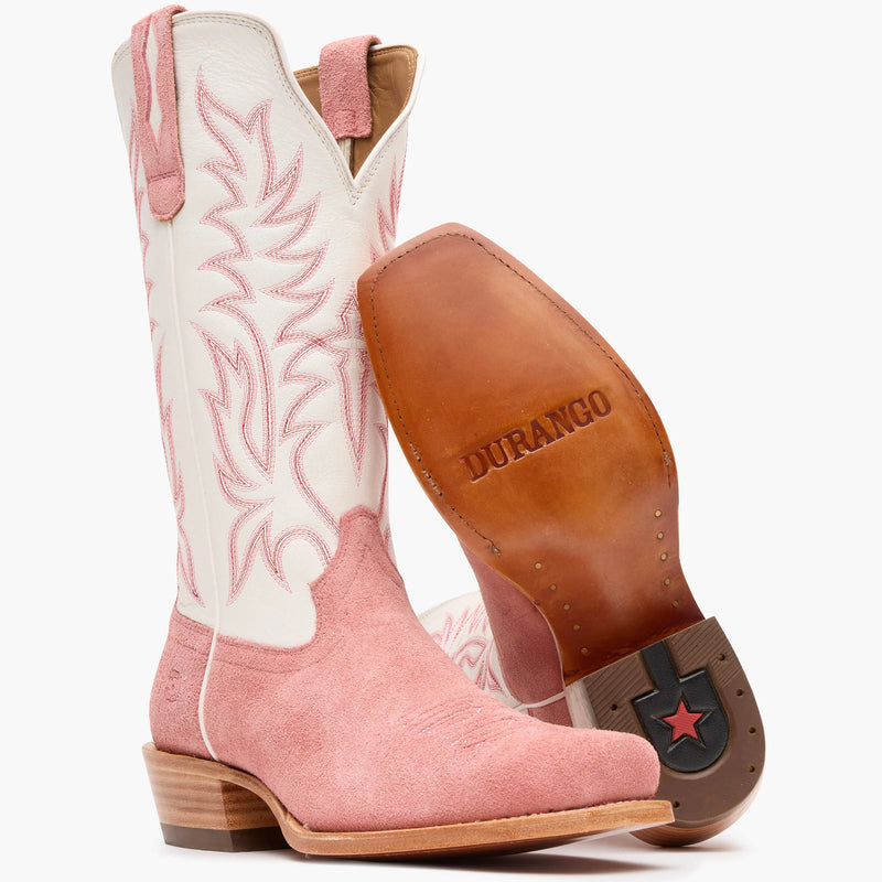 Load image into Gallery viewer, Durango 13" Arena Pro Elite Cutter Toe Boot - Rose Blush/Cloud
