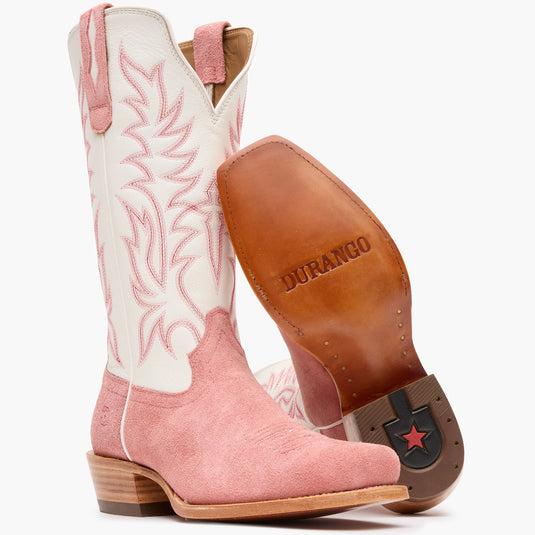 Durango 13" Arena Pro Elite Cutter Toe Boot - Rose Blush/Cloud