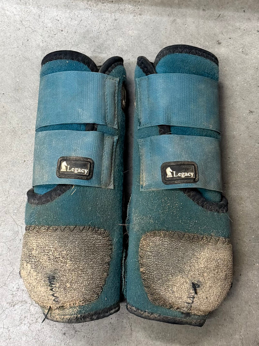 Used CE Legacy Protective Boots - Teal - Medium - Front