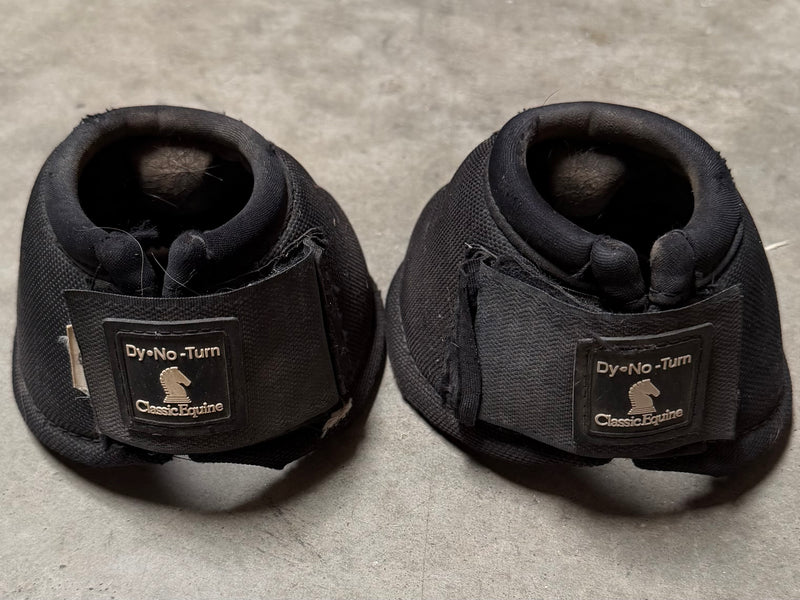 Load image into Gallery viewer, Used CE DyNo Turn Bell Boots - Black - Large

