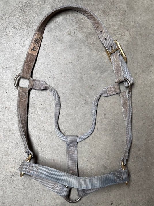 Used Weaver Nylon Halter - Silver