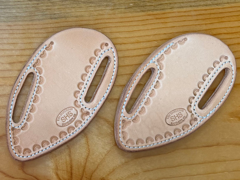 Load image into Gallery viewer, Sacred Heart Knife Sheaths - Cross Draw / Small of Back
