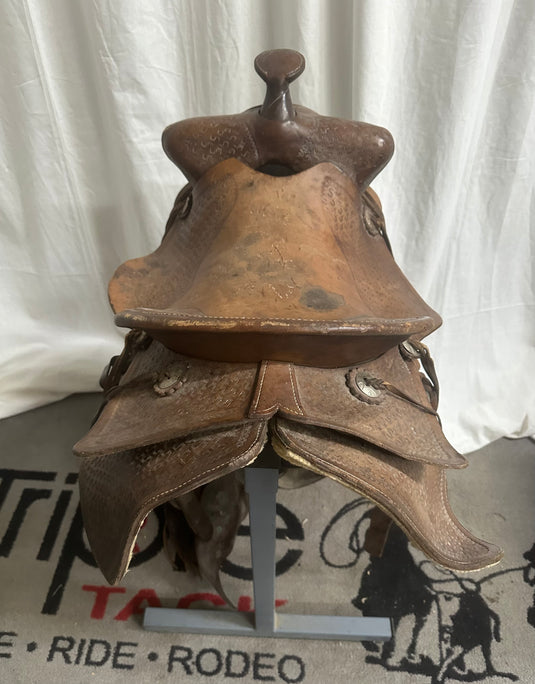 Used No Name Tapadero Saddle 14"