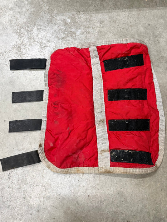 Used Shipping Boots - Red