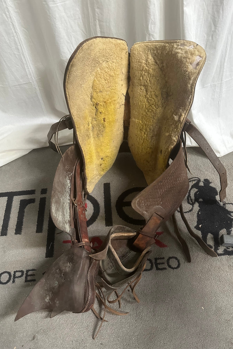 Load image into Gallery viewer, Used No Name Tapadero Saddle 14"
