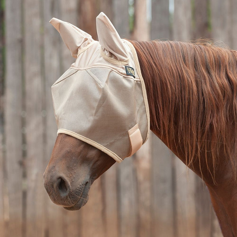 Load image into Gallery viewer, Cashel Econo Fly Mask - Gold
