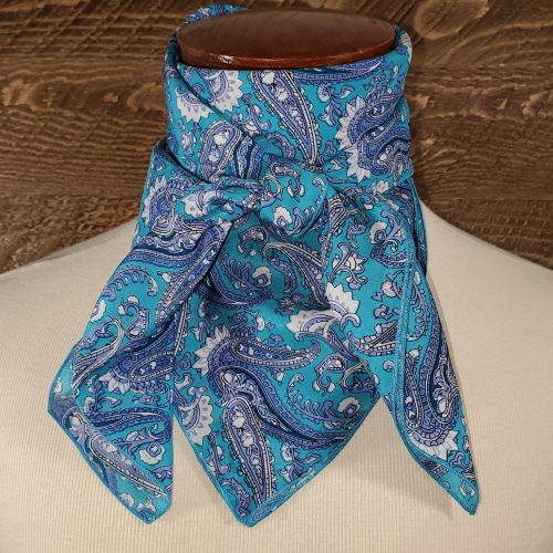 Medium Weight Exclusive Paisley Wild Rag - 36"x36"