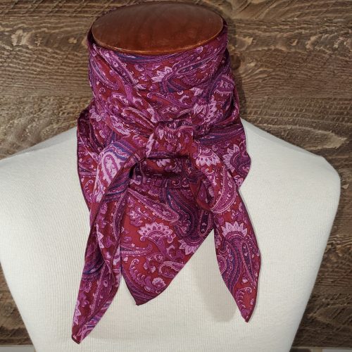 Load image into Gallery viewer, Medium Weight Exclusive Paisley Wild Rag - 36"x36"
