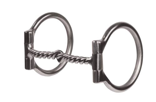 Professional's Choice Equisential D-Ring Twisted Wire Snaffle Bit