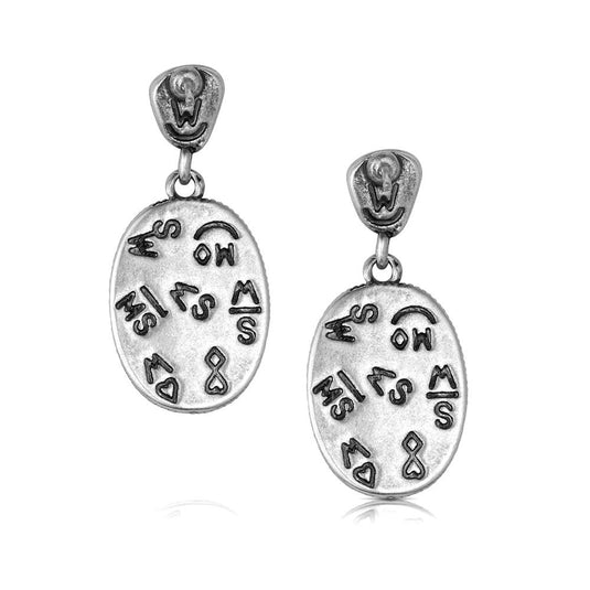 Montana Silversmith's Boot Stitch Turquoise Earrings