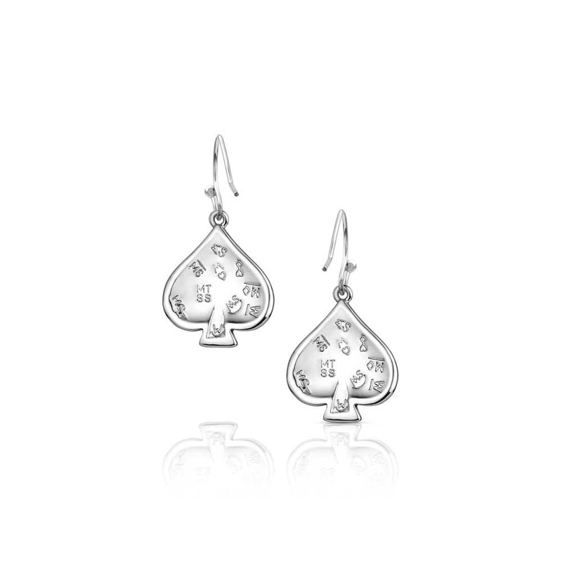 Load image into Gallery viewer, Montana Silversmith's Filigree Fortune Spade Earrings
