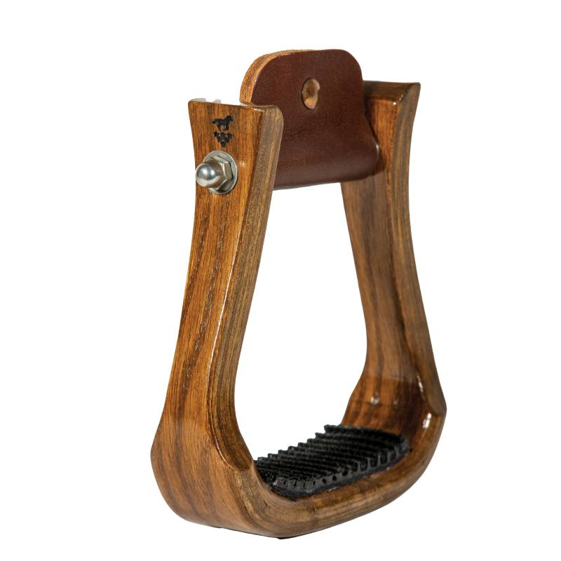 Load image into Gallery viewer, Professional's Choice Wood Barrel Stirrups - 2"
