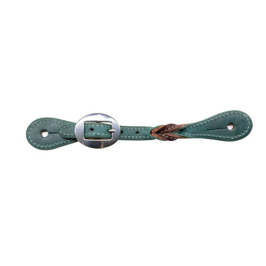 Professional's Choice Emerald Twist Spur Straps