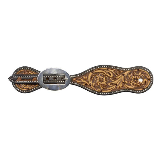 Professional's Choice Sanded Floral Spur Straps