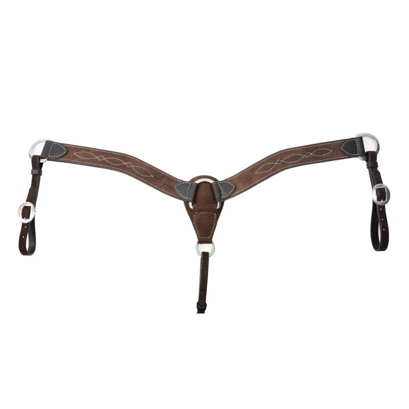Load image into Gallery viewer, Professional's Choice Contoured Chocolate Roughout Gunslinger Breast Collar 2"
