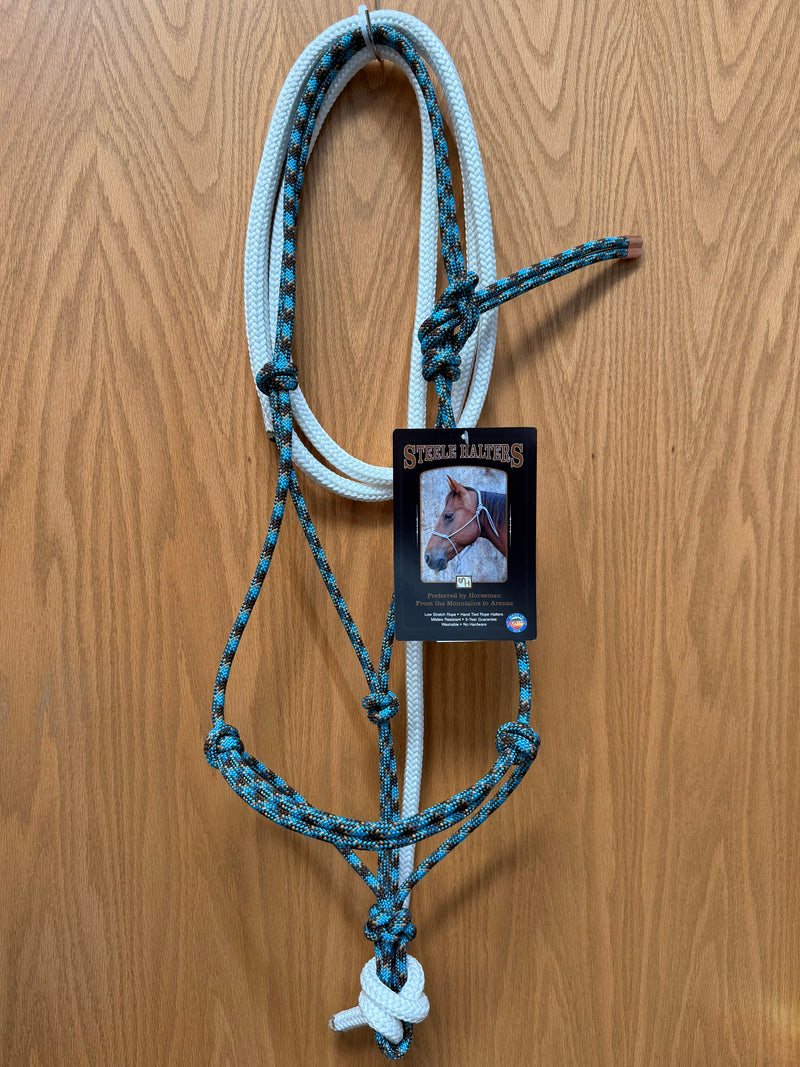Load image into Gallery viewer, Steele Rope Halter with 10' Lead - Standard Horse
