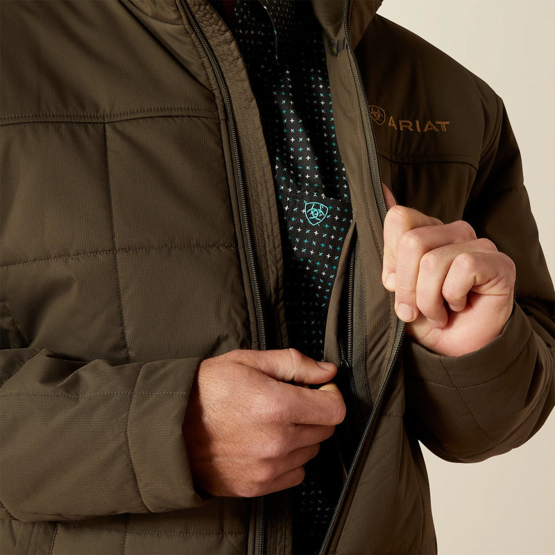 Load image into Gallery viewer, Ariat Mens Cruis Insulated Jacket - Earth
