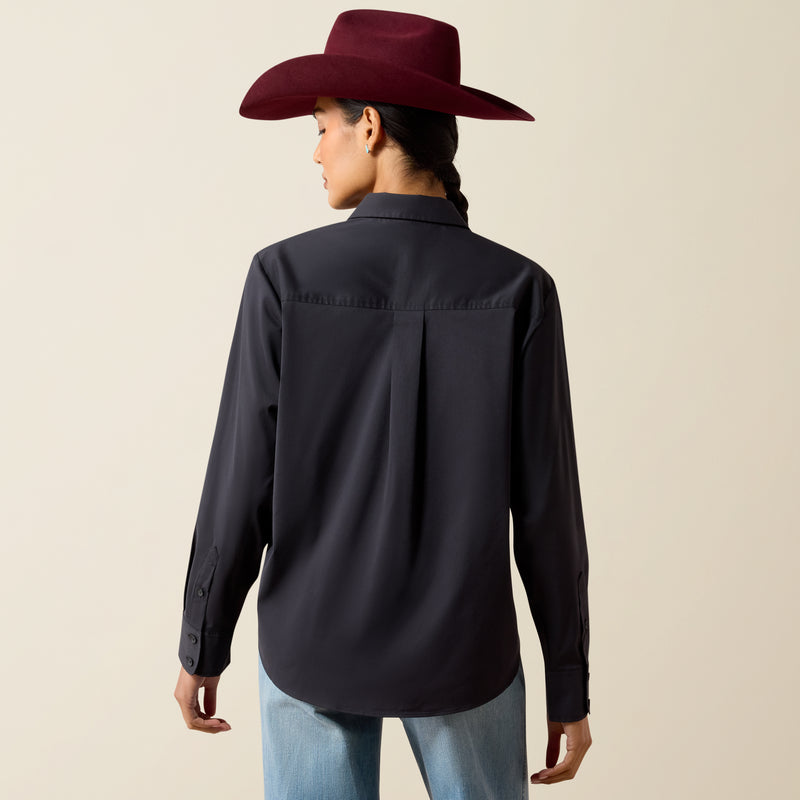 Load image into Gallery viewer, Ariat Womens Everything Solid Shirt - Black
