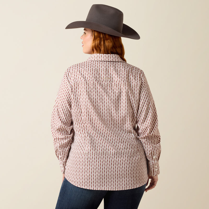 Load image into Gallery viewer, Ariat Womens Kirby Pro Print Shirt - Arrow Geo
