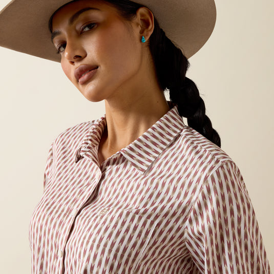 Ariat Womens Kirby Pro Print Shirt - Arrow Geo
