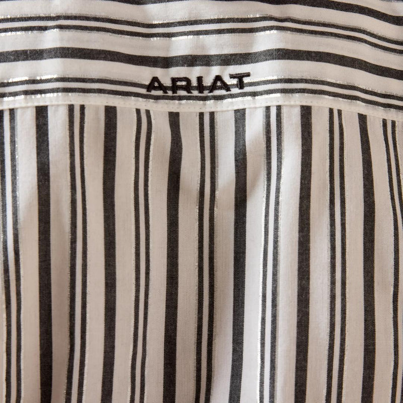 Load image into Gallery viewer, Ariat Womens Kirby Stripe Shirt - Black/White
