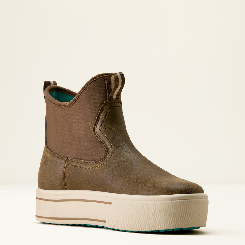 Load image into Gallery viewer, Ariat 5.5" Saylor Shrimp Waterproof Boot / Shoe - Brown Bomber
