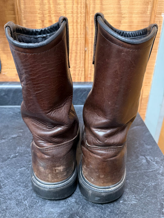 Used Red Wing 12" Pecos Safety Toe Boots - 8.5 D