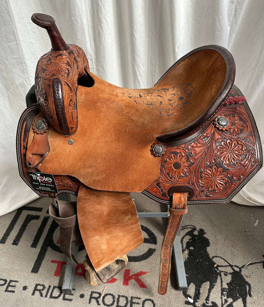 Used No Name Barrel Saddle 15.5"