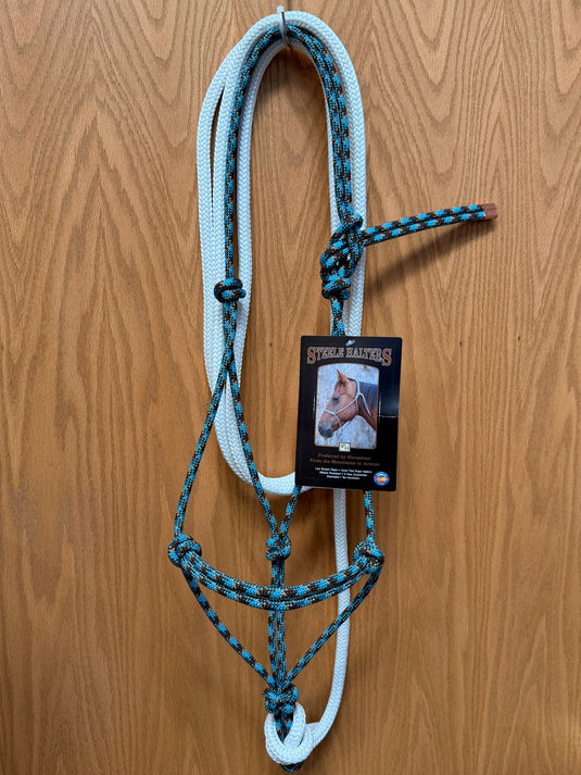 Steele Rope Halter with 12' Lead - Standard Horse
