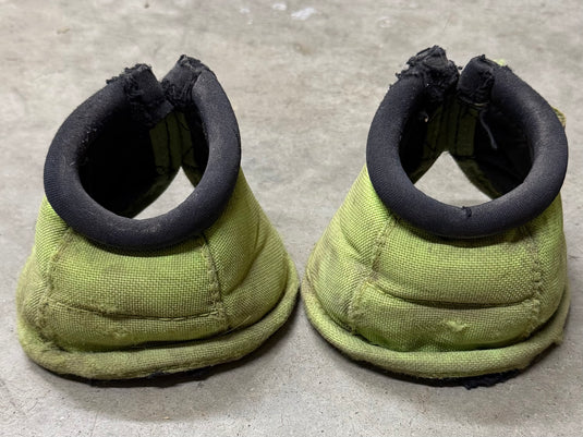 Used PC Ballistic Bell Boots - Lime Green