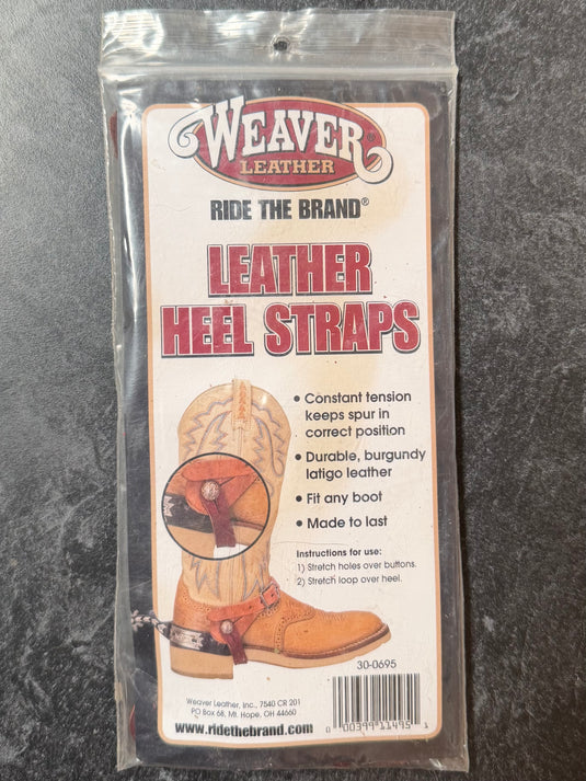 Used Weaver Leather Heel Straps - 4pk