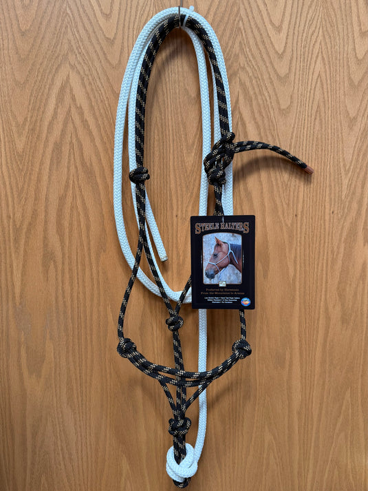 Steele Rope Halter with 12' Lead - Standard Horse