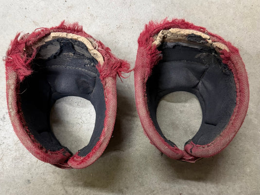 Used PC Ballistic Bell Boots - Red Crosses