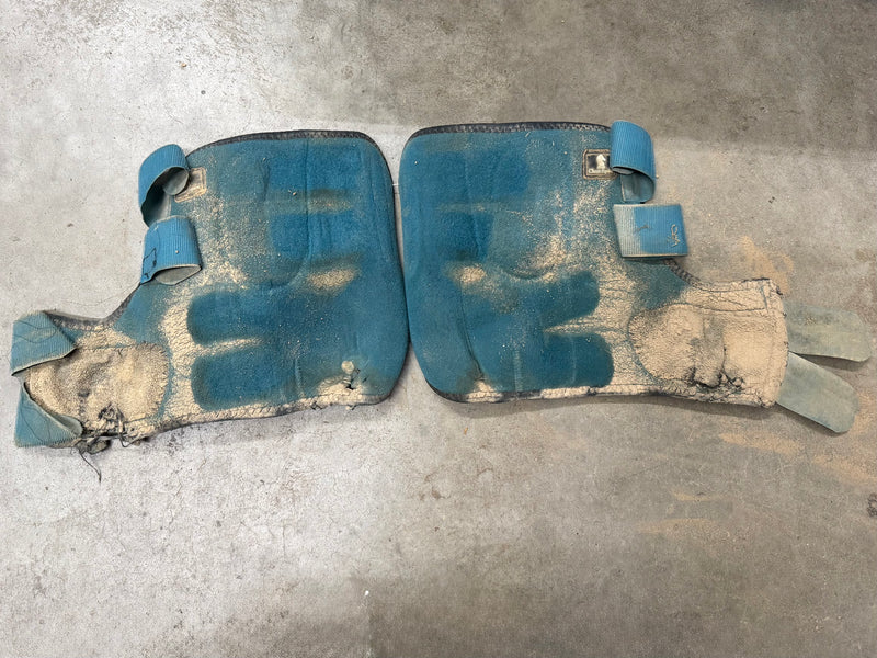 Load image into Gallery viewer, Used CE Legacy Protective Boots - Teal - Medium - Hind
