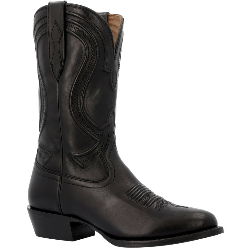 Load image into Gallery viewer, Durango Santa Fe Roper Round Toe Boot - Polished Black Onyx
