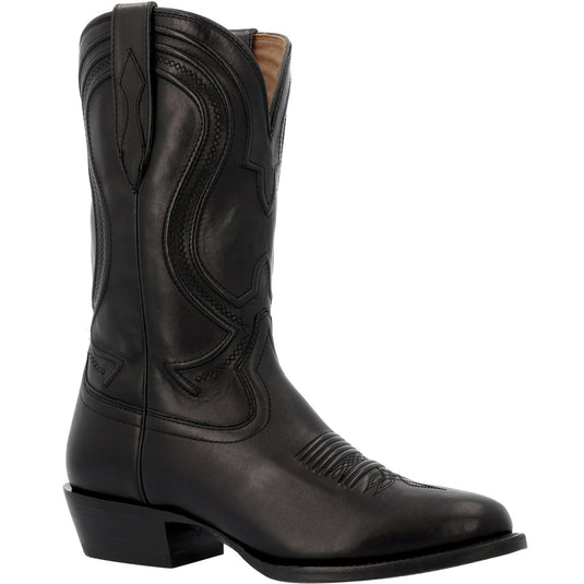 Durango Santa Fe Roper Round Toe Boot - Polished Black Onyx