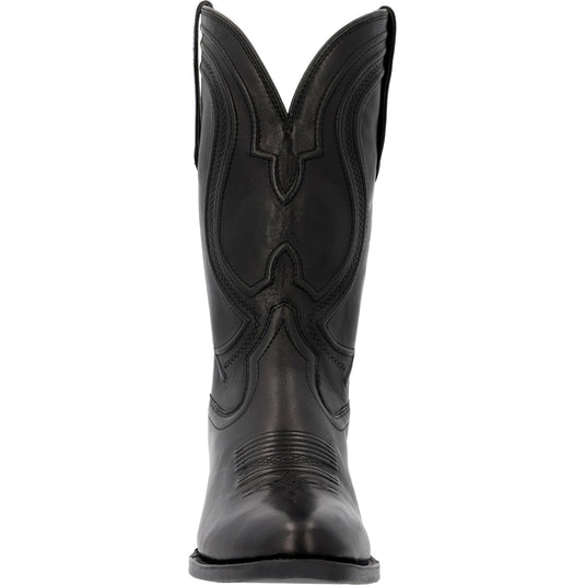 Durango Santa Fe Roper Round Toe Boot - Polished Black Onyx