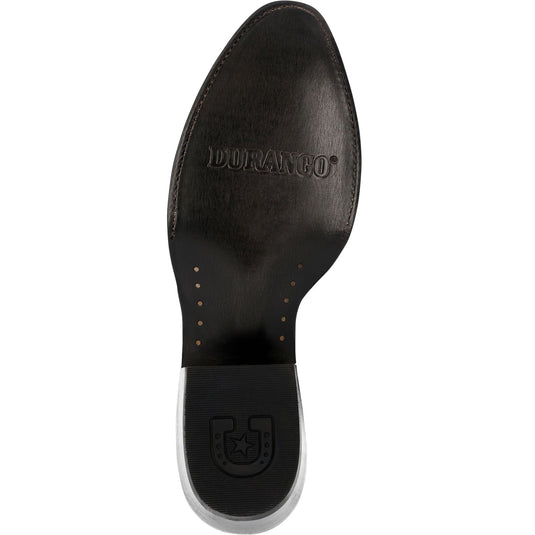 Durango Santa Fe Roper Round Toe Boot - Polished Black Onyx