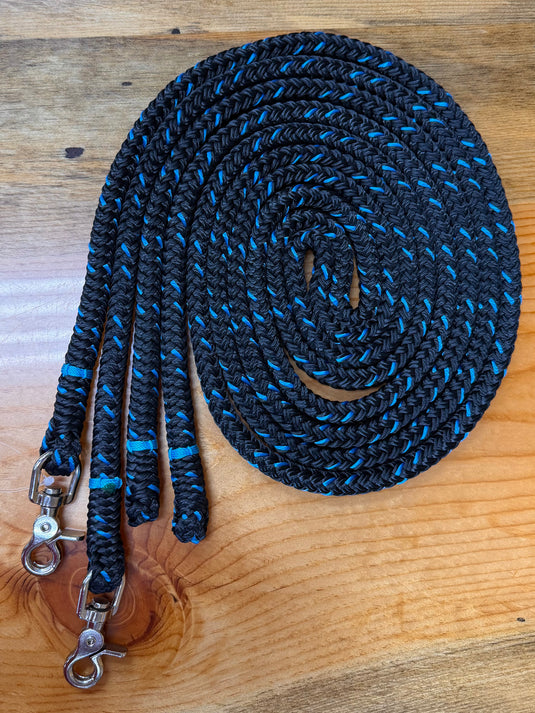 Brute Split Reins 3/8" X 8'