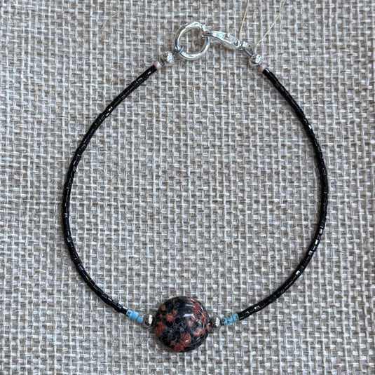 Rocky Mountain Jewelry Jasper & Seed Bead Bracelet