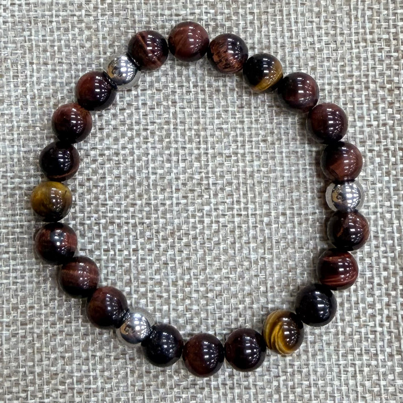 Load image into Gallery viewer, Rocky Mountain Jewelry Red Tiger Eye Bracelet
