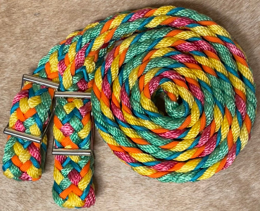 Gale Beebe 9 Plait Flat Braided Barrel Reins