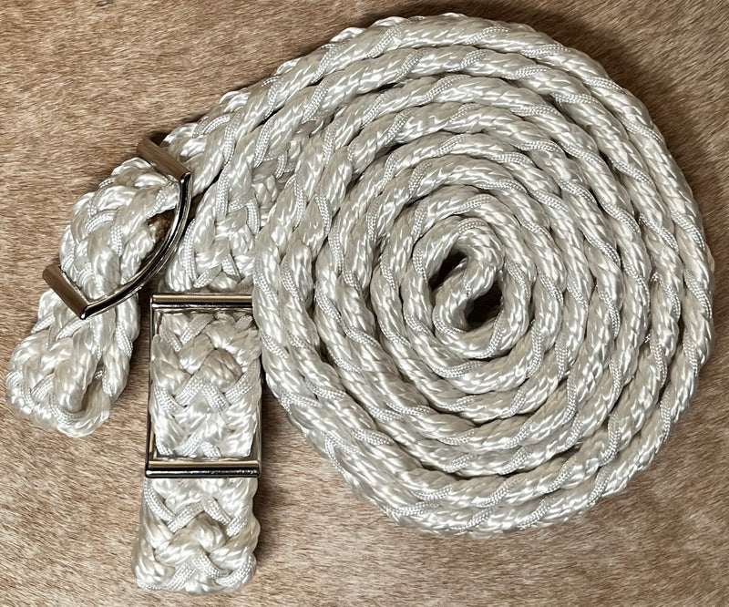 Load image into Gallery viewer, Gale Beebe 9 Plait Flat Braided Barrel Reins
