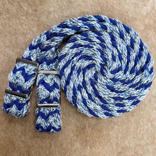 Gale Beebe 9 Plait Flat Braided Barrel Reins
