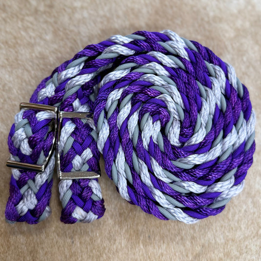 Gale Beebe 9 Plait Flat Braided Barrel Reins