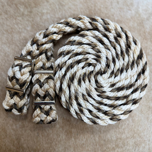 Gale Beebe 9 Plait Flat Braided Barrel Reins