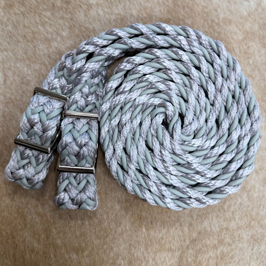 Gale Beebe 9 Plait Flat Braided Barrel Reins