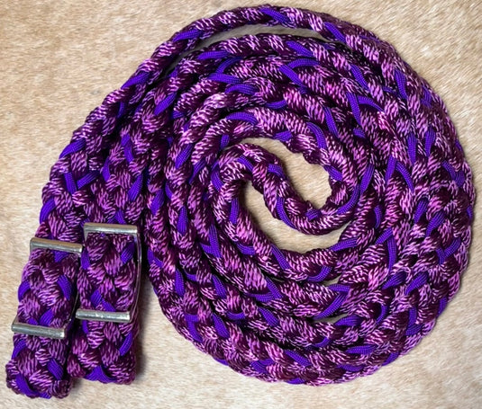 Gale Beebe Round Braided Barrel Reins