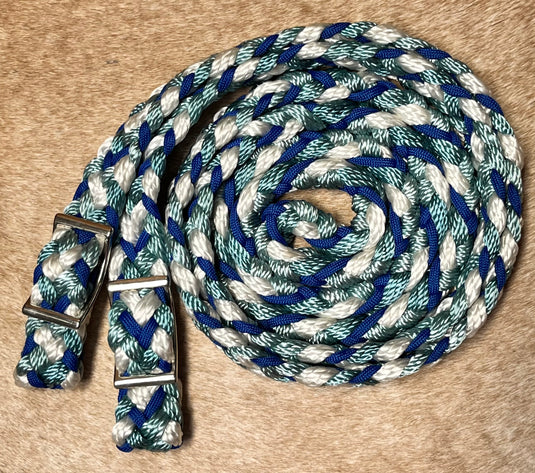 Gale Beebe Round Braided Barrel Reins