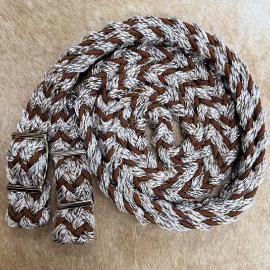 Gale Beebe Round Braided Barrel Reins